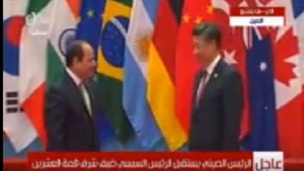 جانب من استقبال الرئيس