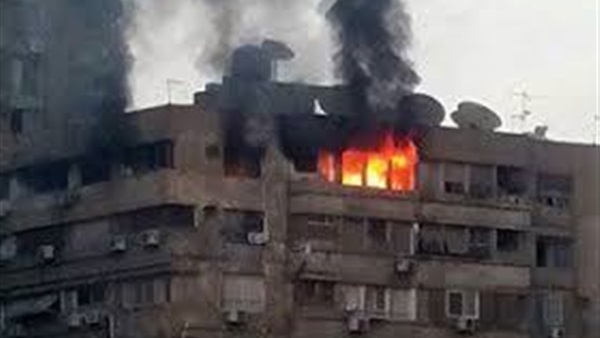 حريق شقة بالعجوزة