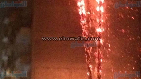 حريق استراحة القليوبية