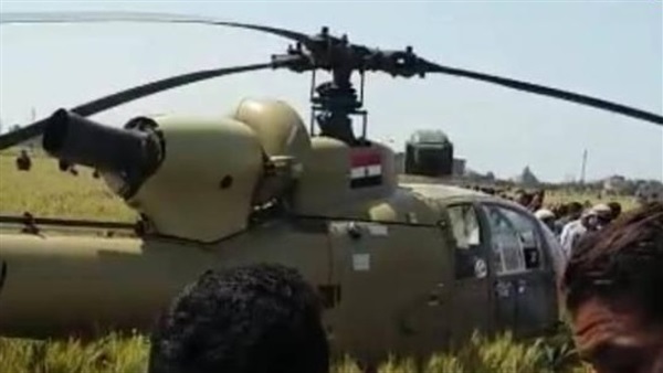سقوط هليكوبتر بالشرقية
