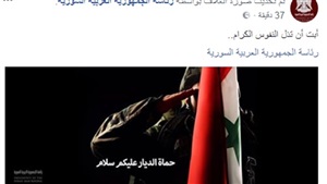 الرد السورى