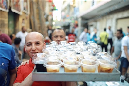 توزيع المشروبات