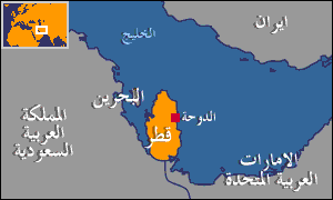 خريطة قطر