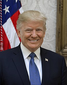 الرئيس الأمريكي دونالد