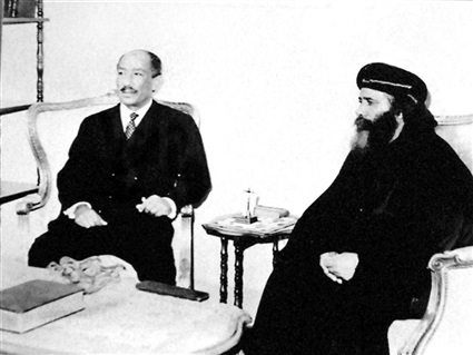 البابا شنودة والسادات