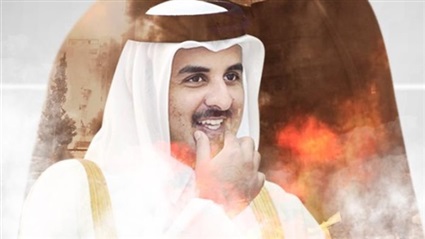 تأمر امير قطر على