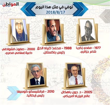 توفي في مثل هذا