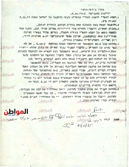 وثيقة تل أبيب