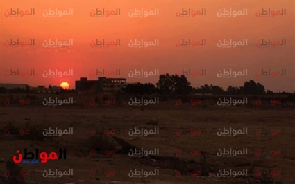 الغروب في مصر