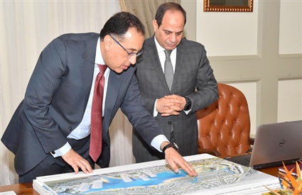 السيسي ومصطفى مدبولي