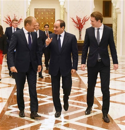 السيسي ومستشار النمسا