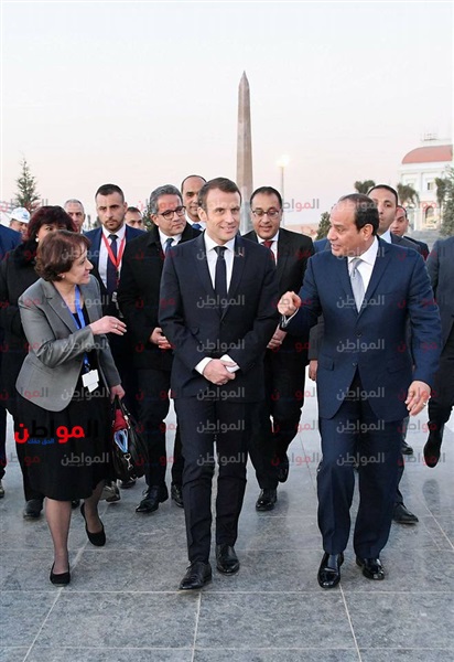جولة ماكرون في مدينة