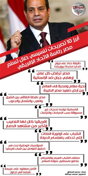 تسلم مصر رئاسة الاتحاد