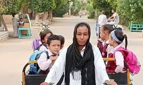 سائقة التروسيكل